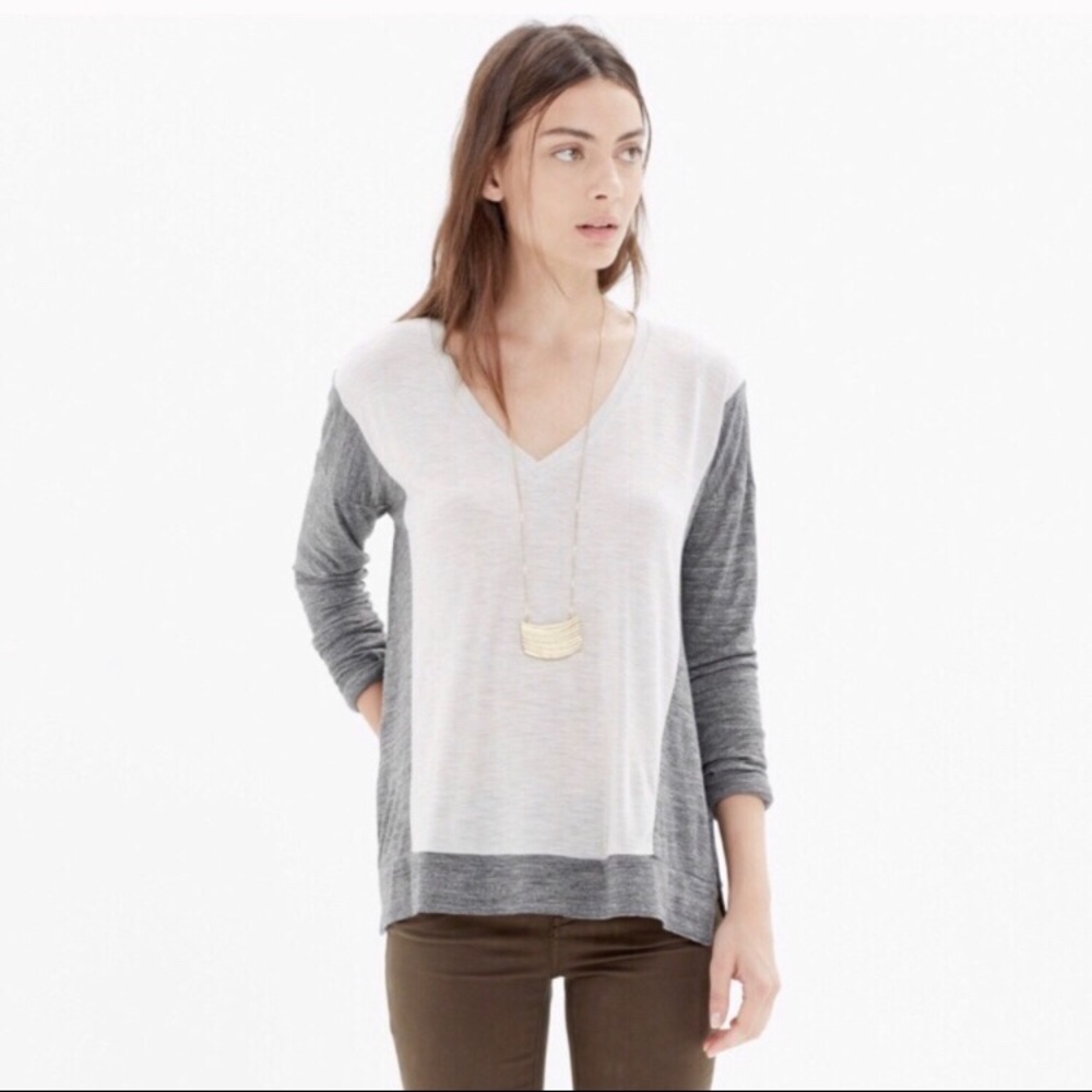 Madewell gray shirt